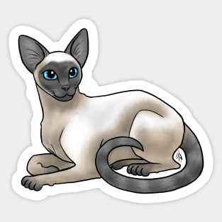 Cat - Siamese - Blue Point Sticker